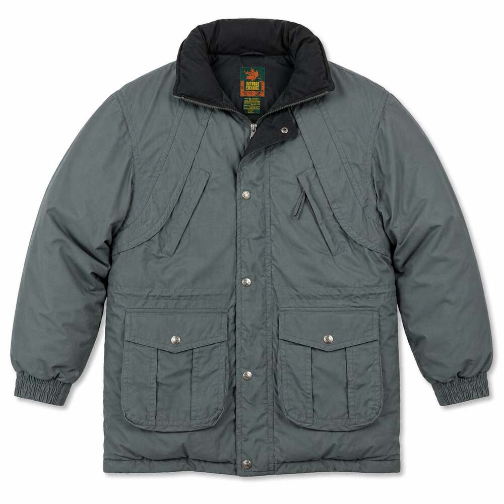 Outdoor Exchange Vintage Down-Filled Utility Parka Jacket